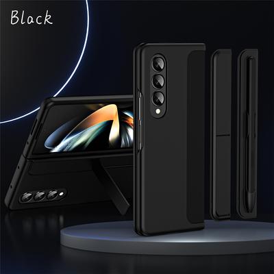 Ultratenký luxus s držákem na pero S pevný kryt pro Samsung Galaxy Z Fold 4 3 5G pouzdro nárazuvzdorné pouzdro na telefon Coque Fundas