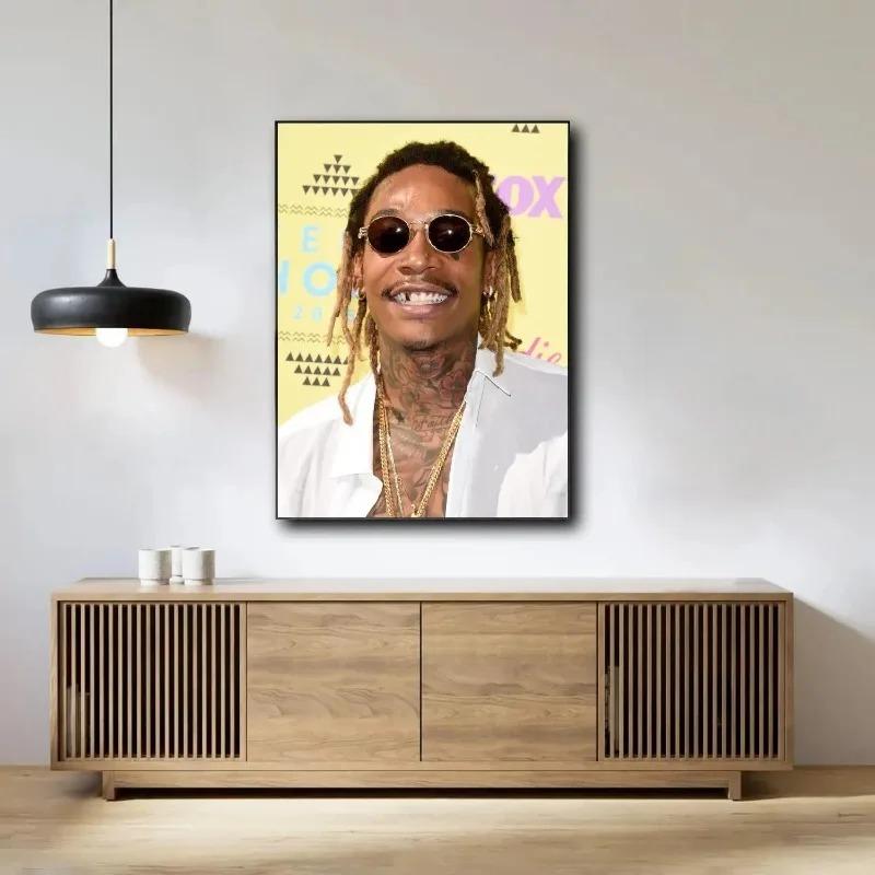 Wiz Khalifa Dekoration Kunstposter Wandkunst Personalisierbares Geschenk Modernes Familien Schlafzimmer Dekor Leinwandgemälde