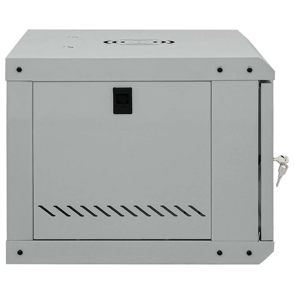 Network Cabinet with Storage Gray 53 x 45 x 30 cm Steel