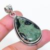 Natural Kambaba Jasper Gemstone 925 Sterling Silver Jewelry Pendant 1.97" AP-15173
