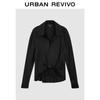 UR Women's Lapel Twisted Blouse Shirt