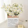 60heads Artificial Daisy Flowers Small Long Branch Daisy Fake Flower Bouquet Artificial Fade-Resistant Silk Fake Flower DIY Vase
