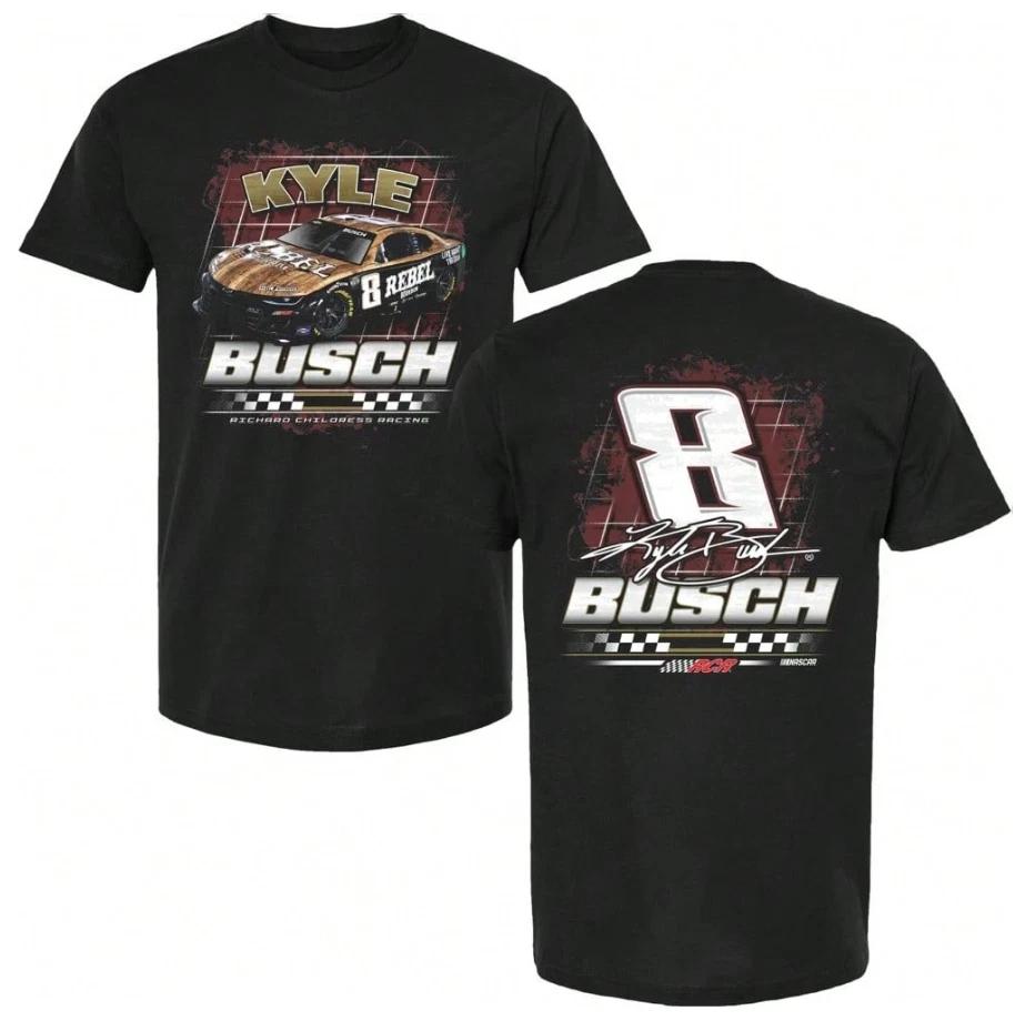 Checkered Flag Sports Kyle Busch Rebel 2-Spot Nascar Racing T-Shirt New L