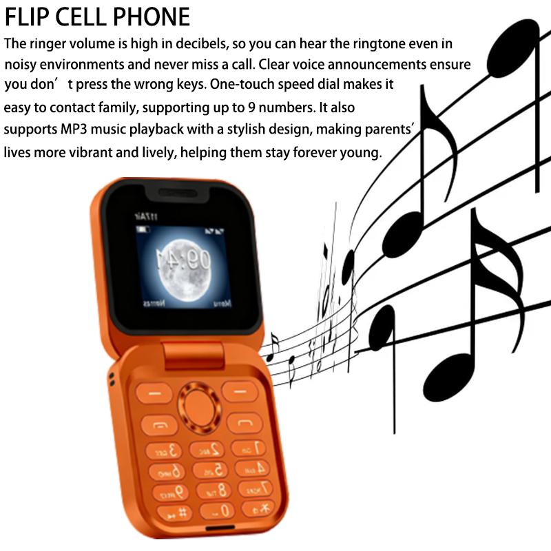 I17 Air Mini Flip Mobile Phone Dual SIM 1.77" Screen Bluetooth Dial Magic Sound FM Radio Torch 2G GSM Small Fold Cellphone