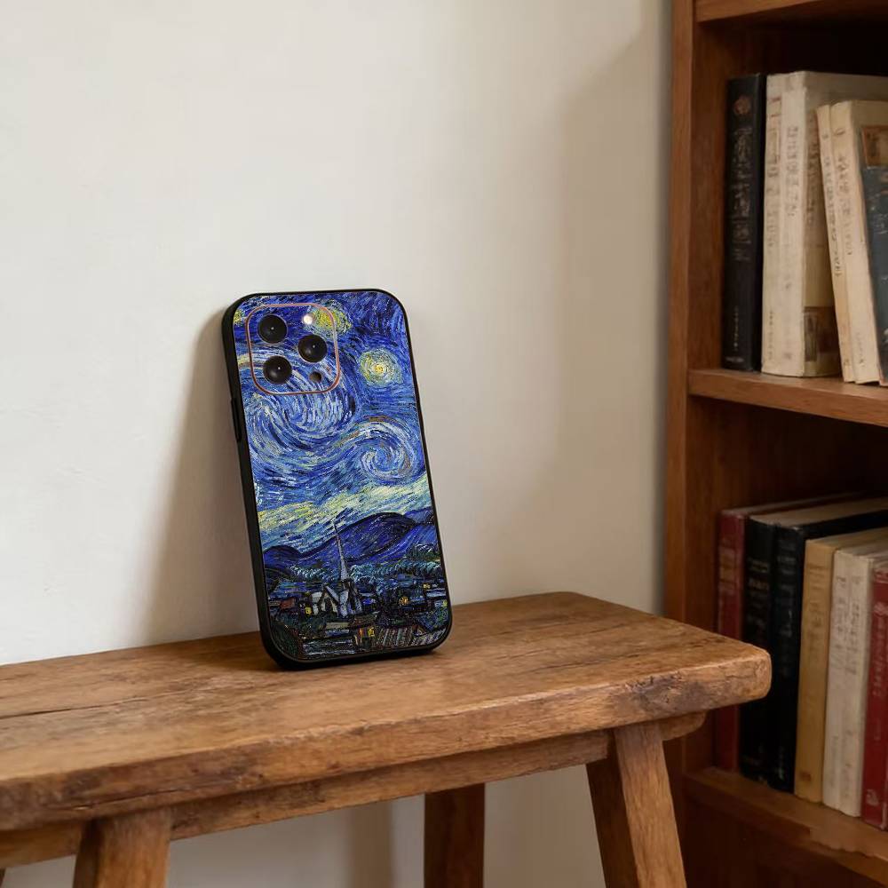 

Van Gogh Starry Sunflowers Phone Case For iPhone17,16,15,14,13,12,11 Plus,Pro Magnetic For Magsafe Wireless Charging iPhoneXsMax
