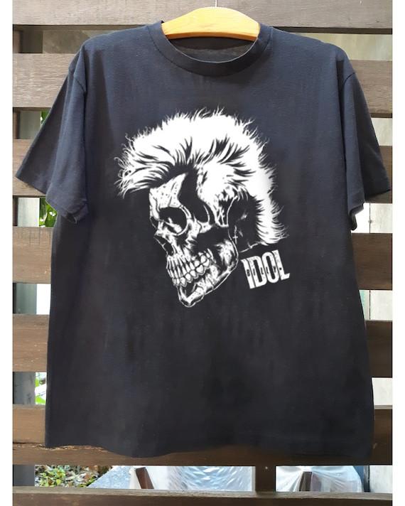 Billy Idol Its A Nice Day To Tour Again 2026 Billy Skull T-Shirt T Shirt TU1956 S