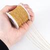 2M/roll Stainless Steel Thin Twist Chain 2mm Gold Color Silver Color Metal Link Chains for DIY Necklaces Bracelet Jewelry Making