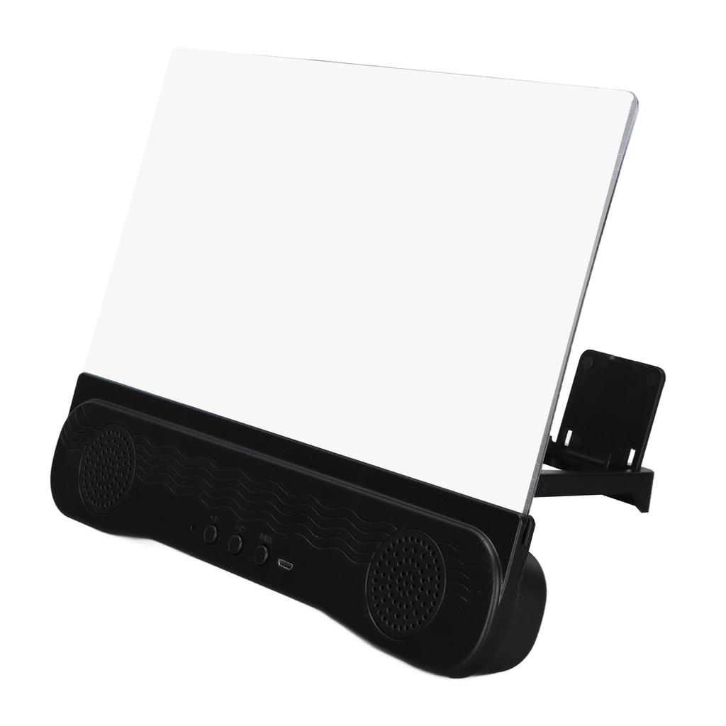12 Inch Telephone Screen Magnifying Glass 6D Stereo Sound HD Screen Amplifier for Movies Videos