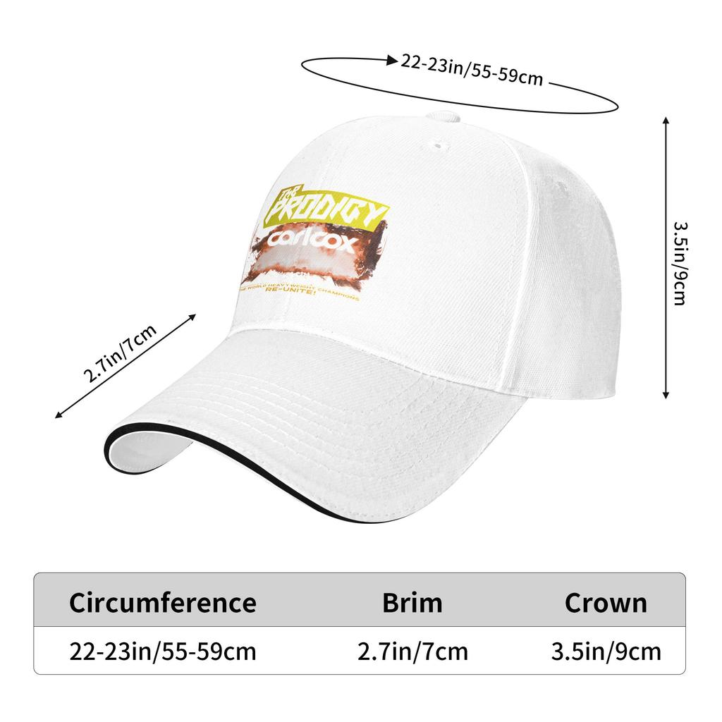 The Prodigy Warriors Dance Tour Baseball Cap Y2K Cute Hip Hop Hats Summer Men Women Hunting Camping Baseball Caps