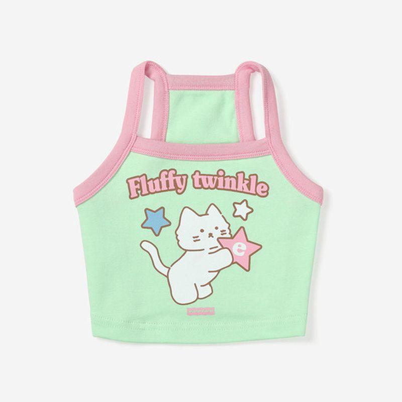 KINIKINI [Kinikini X Up Up] TWINKLE CHICHI CROP TOP-GREEN (Crop Top)