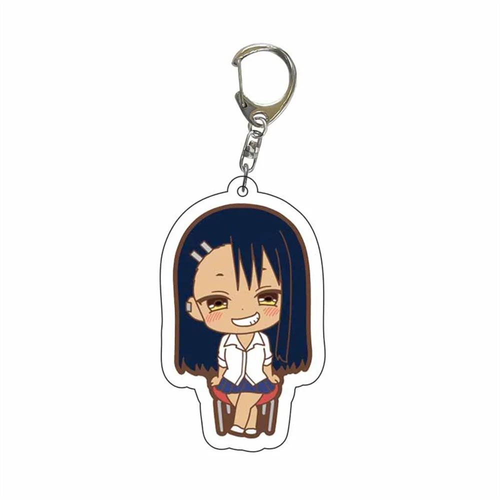 

6CM Charm Anime Nagatoro Hayase Acrylic Stand Model Figure Cosplay Plate Holder Topper Birthday Fans Christmas Gift Acrylic Keyc 6 cm