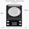 High Precision 0.001G Jewelry Pocket Scale Digital Carat Diamond Milligram Weighing Balance For Ingredients And Gems