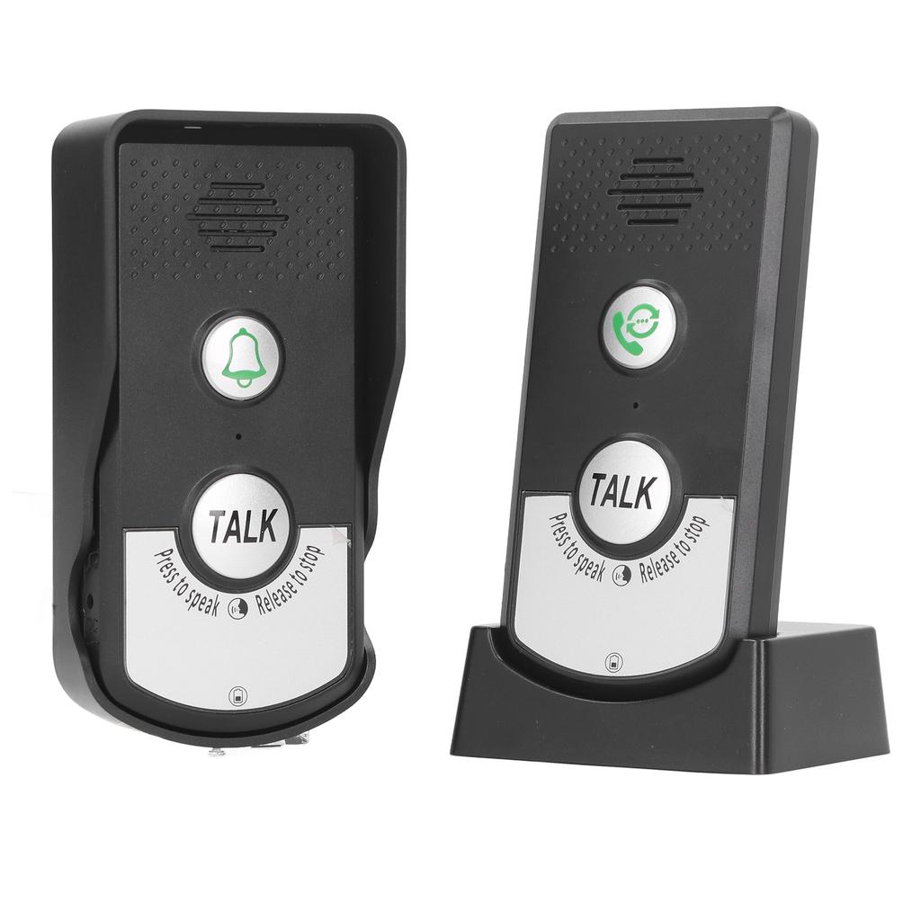Wireless Intercom Door Bell IP54 Waterproof Electronic Bell for Home Classroom 3 Gears Sound Adjustment