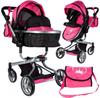 Mal Play Doll Stroller Deep Pram Princess