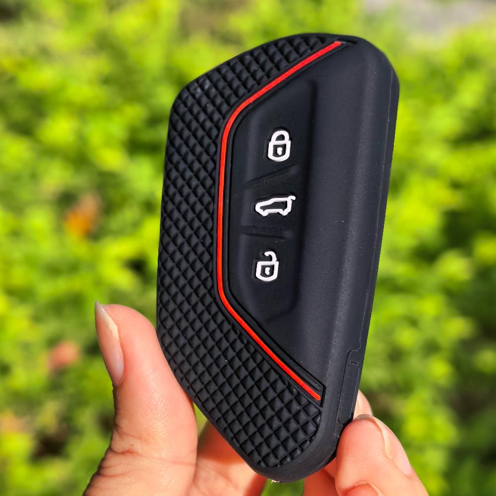New Car Key Case Cover For Vw Volkswagen/Golf 8 Mk8 Id.3 Id.4 /Cupra/Skoda/Octavia A8/Seat/Leon Mk4 /Formentor/Tarraco