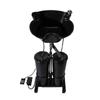 Movable Shampoo Basin Vertical Electric Hair Wash Basin Hair Salon Portable Double Bucket With Water Pump