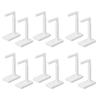 Iris Ohyama Stylish Anti-Tip Bars, Small, Set of 6, KTTB-S, White, Blends Into Any Interior