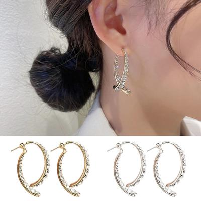 Charming Elegant Earrings Pierced Comfortable Fine Craftsmanship