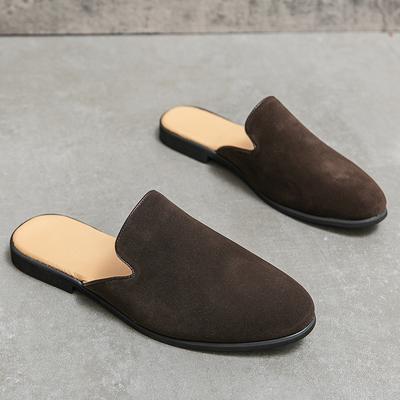 Heiß verkaufte Herren Wildlederschuhe Europa Amerika Weichsohlige Bequeme Slipper Vielseitige Tägliche Herren Flache Schuhe Kostenlose Lieferung