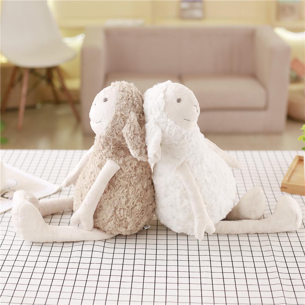 Curly Wool Sheep Plush Toy - Long-legged Lamb Doll