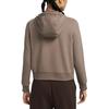 Nike Sweatshirts Women's Brown Hooded Moderate Cardigan FB5199-233