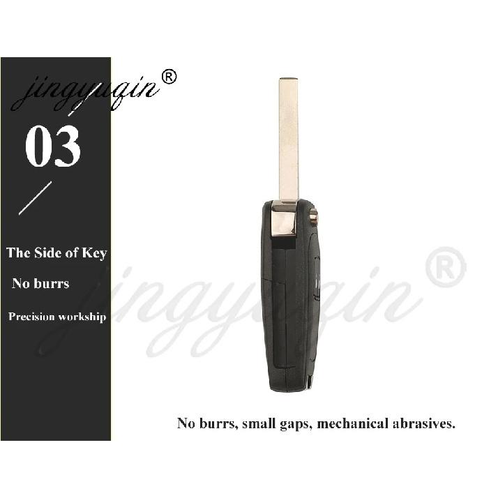 New 2/3/4/5BTN Remote Flip Car Key Shell For Opel Vauxhall Insignia Astra J Chevrolet Cruze Lova Camaro Impala Spark Buick GMC