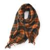 Scarf Women's Winter High End New Thickened Warm Scarf Plaid Shawl Versatile Autumn and Winter