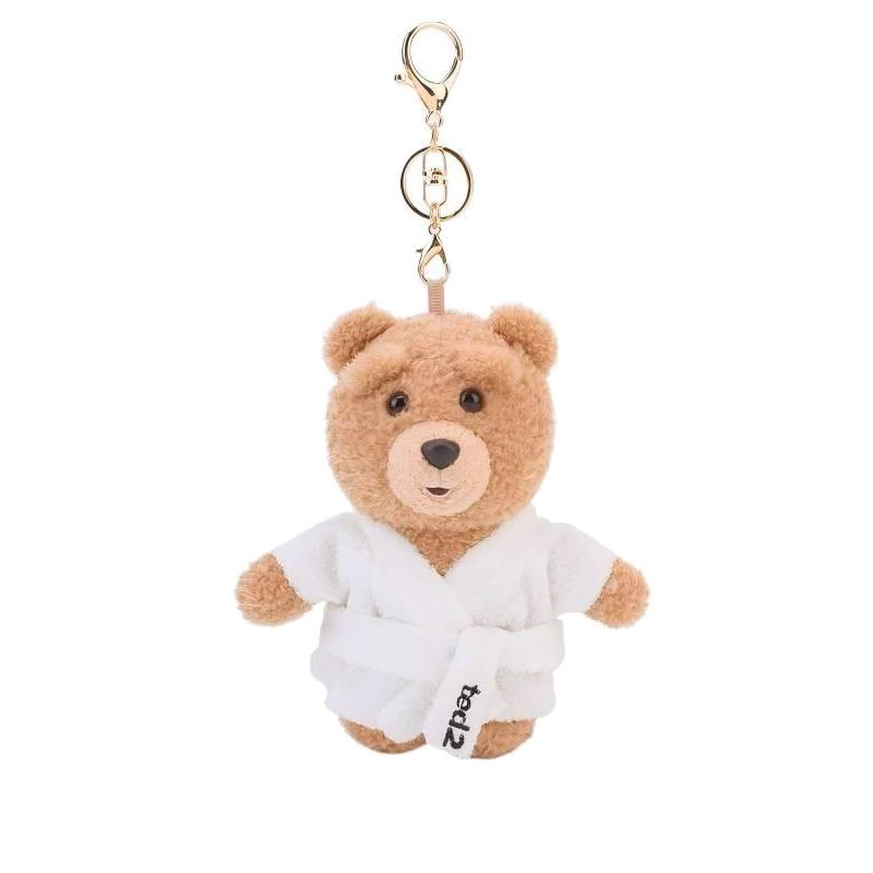 Ted2 Knuffel Sleutelhanger Kawaii Teddybeer Pluche Anime Hobby Knuffel Sleutelhanger Tas Hanger Poppen Kerst Verjaardag Cadeaus