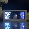 Naruto Anime Paper Carving Lamp: Desktop Ornament & Photo Frame Figurine