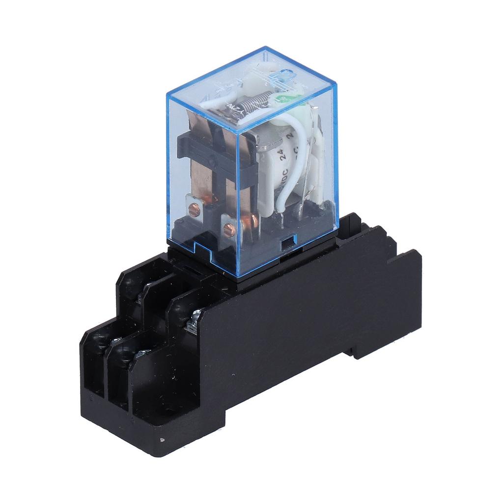 LY2NJ 8 Pins Elektromagnetische Leistungsrelais mit Sockelbasis Kontrollleuchte für Motoren Industrie