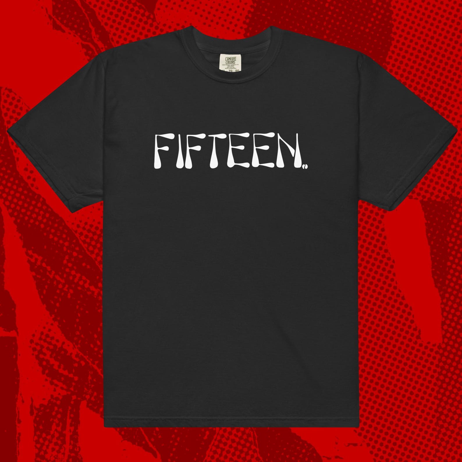 Fifteen Logo Shirt | Pop Punk Crimpshrine Green Day Lookout Mr T Experience S