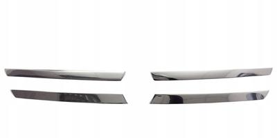 Subaru - Set of Chrome Bumper Strips, Chrome Fender Protective Strips
