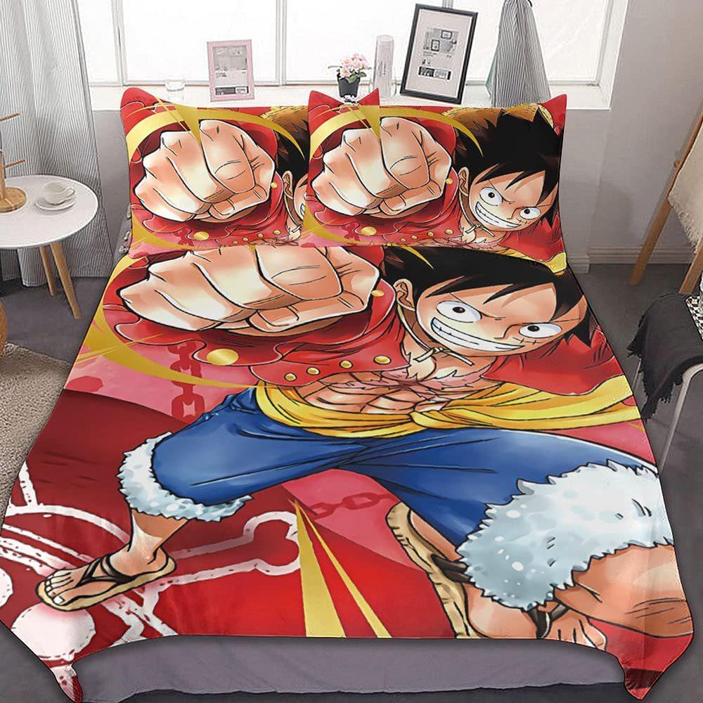 Animation Soft And Comfortable Bedding Three-Piece Quilt Cover