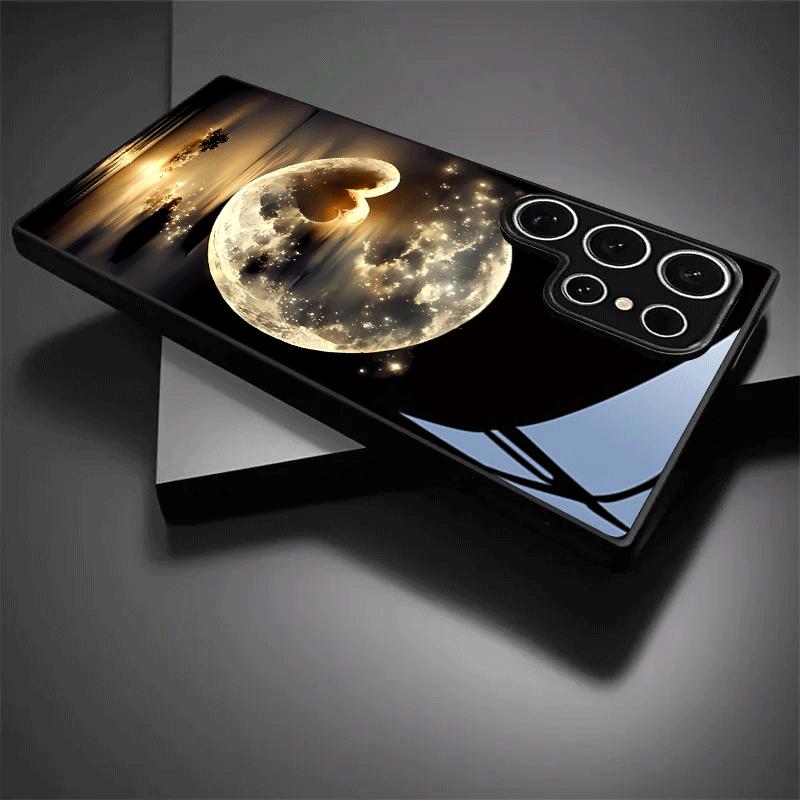 The New Sunset Sky Pattern Glass Phone Case Is Suitable for Samsung Models Such as S26/S25, S24/S23/S22/S21/S20, Etc.