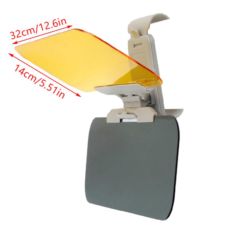 

Автомобильный солнцезащитный козырек HD антибликовые очки от солнечного света дневного и ночного видения зеркало для вождения УФ складной откидной вниз четкий обзор внутренние зеркала L