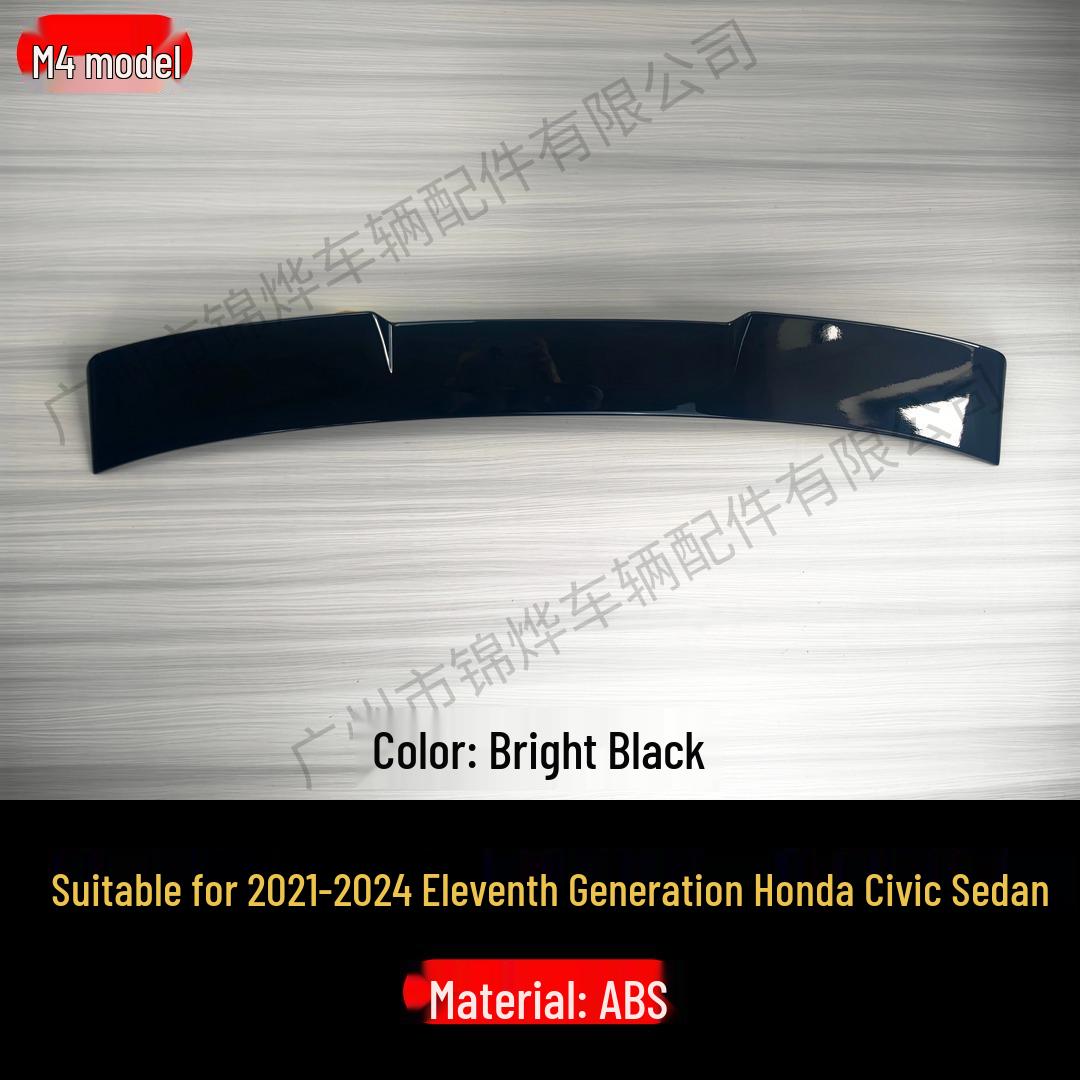 

High-Trim Blade Style Roof Spoiler for 2021-24 Honda Civic 4-Door Sedan Sport