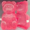 Gummy Bear Container Clear Plastic Bear Shaped Candy Holder Reusable Gift Box for Valentine's Day Party Festive Favors