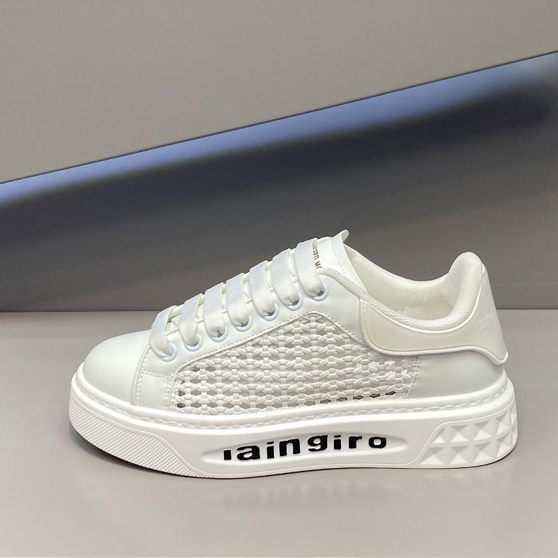 Summer Madam Sneaker Casual Men Designer Easy Matching Board Shoes Leather Mesh Breathable Sport Shoes