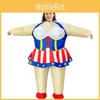 Costume Gonflable Jour de l'Indépendance Américaine Célébration Patriotique Costume de Poupée de Performance
