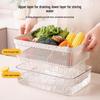 Multi-Functional Double-Layer Kitchen Draining Basket for Dishwashing and Vegetable Cleaning