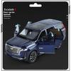 Symulacja 1/24 Cadillac Escalade SUV Samochód Stopowy Odlewany Metalowy Model Dźwięk i Światło Zabawka Ozdoby na Biurko Komputerowe Prezent dla Dzieci