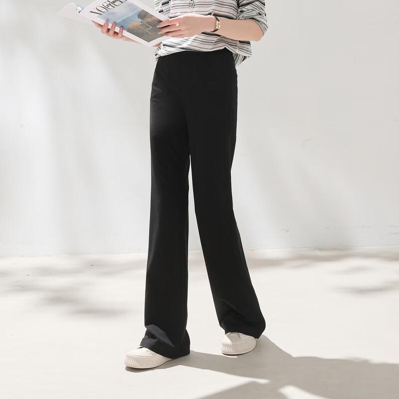 Sancai 2026 Summer High-Waist Slim Flared Pants