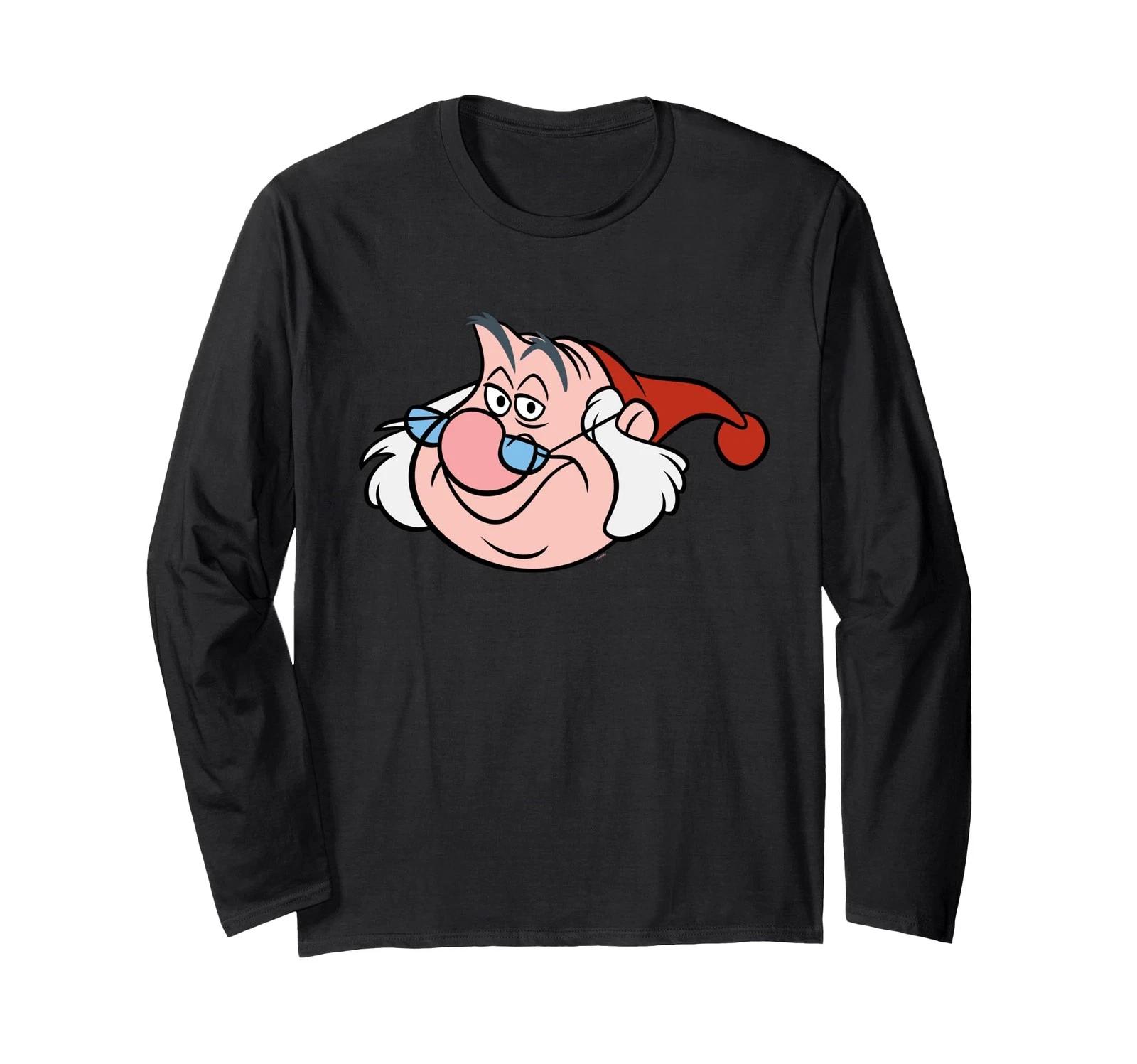 Disney Peter Pan Mr. Smee Pirate Big Face Costume Long-Sleeve T-Shirt_ XL