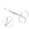 New Fashion Curved Stainless Steel Nose Hair Scissors Beauty Tool Ear Facial Trimmers