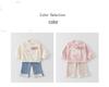 Infant Girls' 2026 Korean-Style Spring Hoodie - Versatile Long Sleeve Casual Top