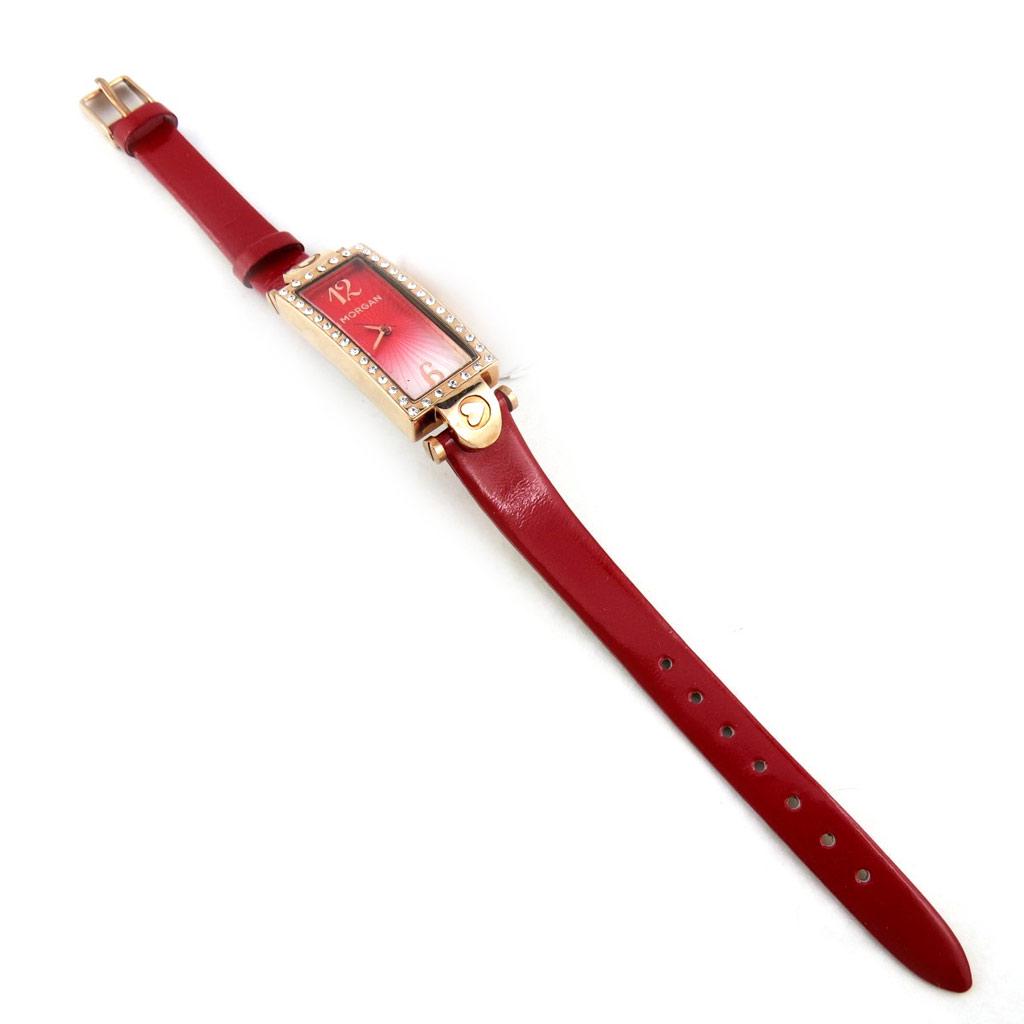 Morgan [N2367] - 'Morgan' Designer Watch In Red and Rose Gold (Seduction)