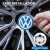 4Pcs 60MM Car Wheel Center Hub Caps Protector Badge Car Accessories For Volkswagen Polo Golf-4 5 6 7 MK5 MK6 MK7 Tiguan Passat 3B7