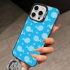 Whale P-Pattern  Phone Case For iPhone 17,16,15,14,13,12,11 Plus,Pro Max,XS,Colorful Silver Phone case Funda Cover
