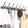 Wall-Mounted Coat and Clothes Hook – No-Punch Behind-Door Wardrobe Rack for Entrance and Hallway