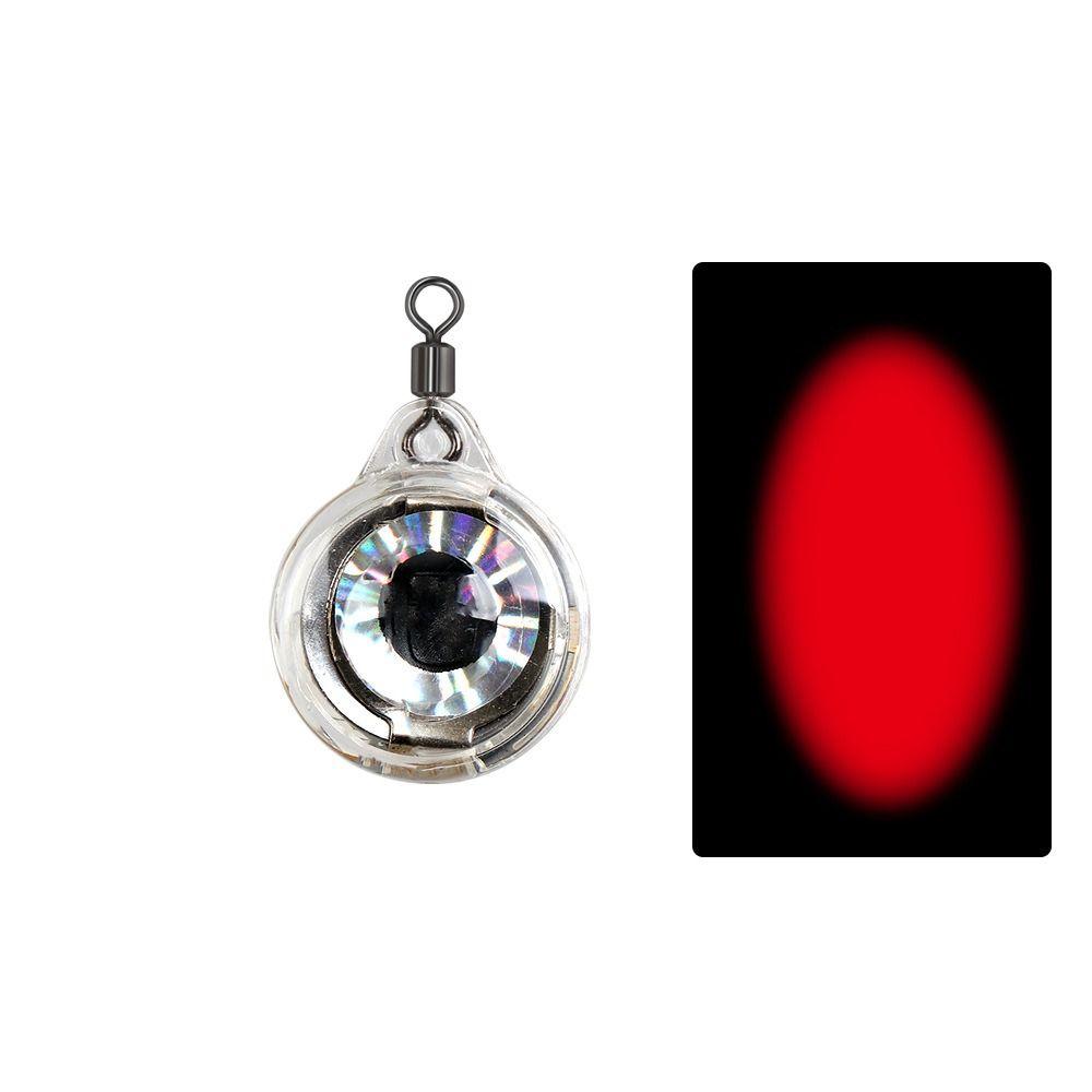 

Bass Spoon LED Lure Light Eye Shape Fishing Squid Hot Flash Lamp Night Fishing Red Light